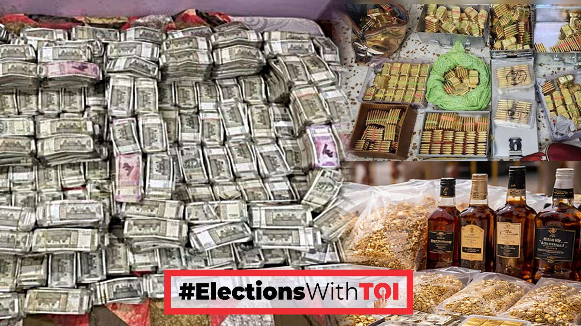 Cash, Liquor, Drugs: EC Seizures Cross Rs 1,000 Crore In Poll-Bound Tamil Nadu And West Bengal