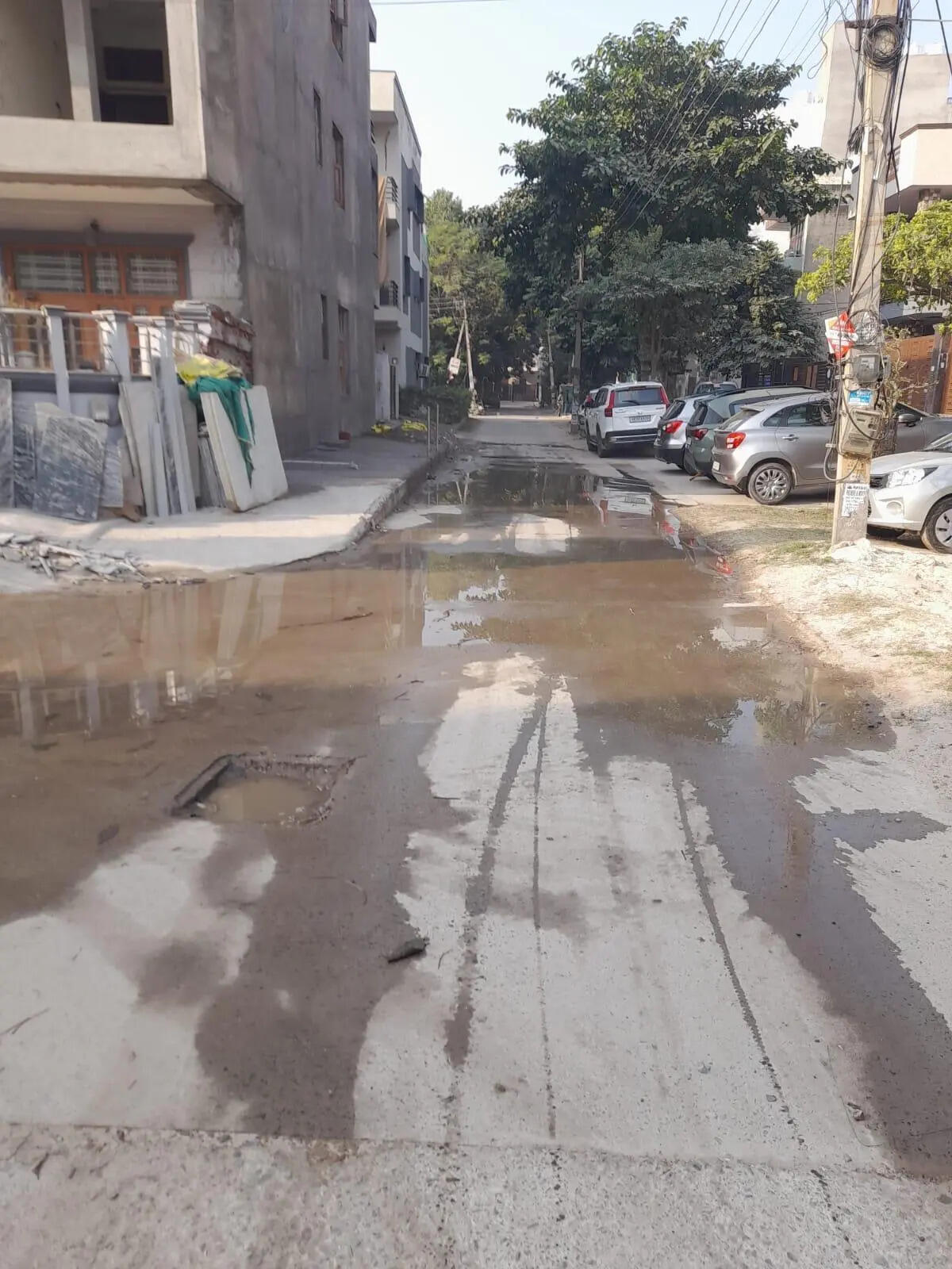 Using potable water for cleaning, gardening to attract fines