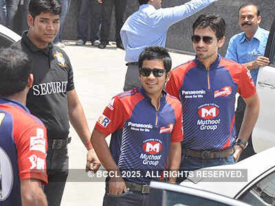 Cricketers @ menu launch at Fast Trax 