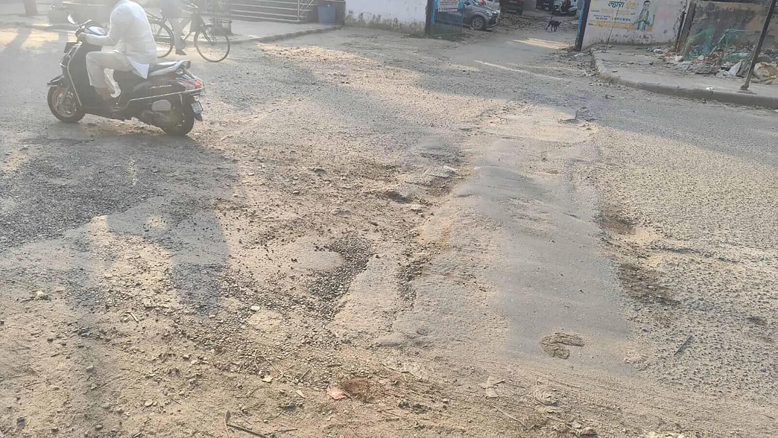 3 years on, key Delhi link riddled with craters, revamp remains on paper