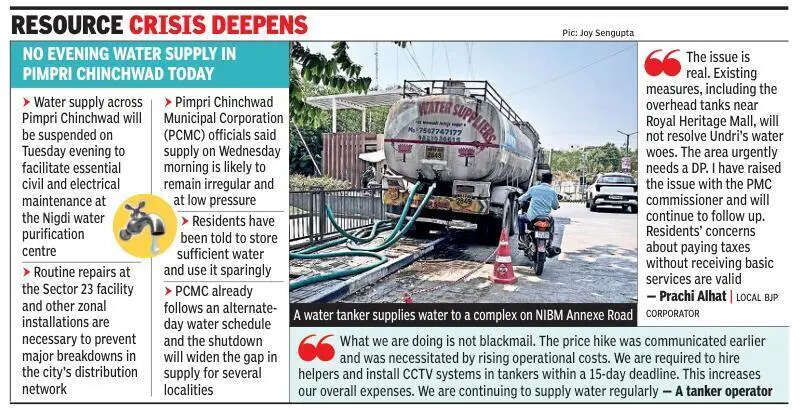 Tanker water price up to Rs800 from May 1, Undri residents seek intervention