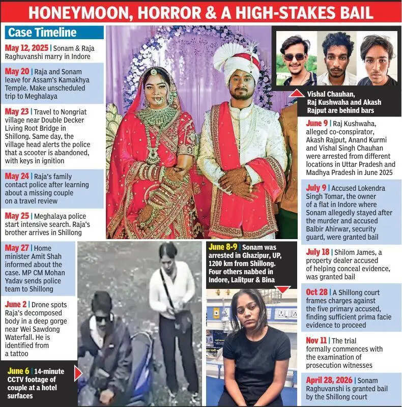 Shillong court grants bail to Sonam; Raja&rsquo;s family to challenge order