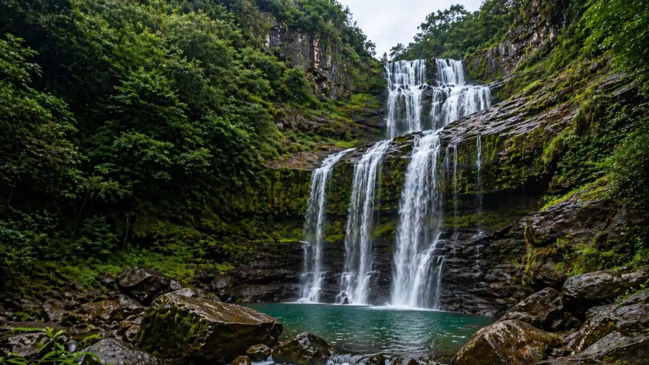 UP girl falls into waterfall in Meghalaya while clicking photos, dies