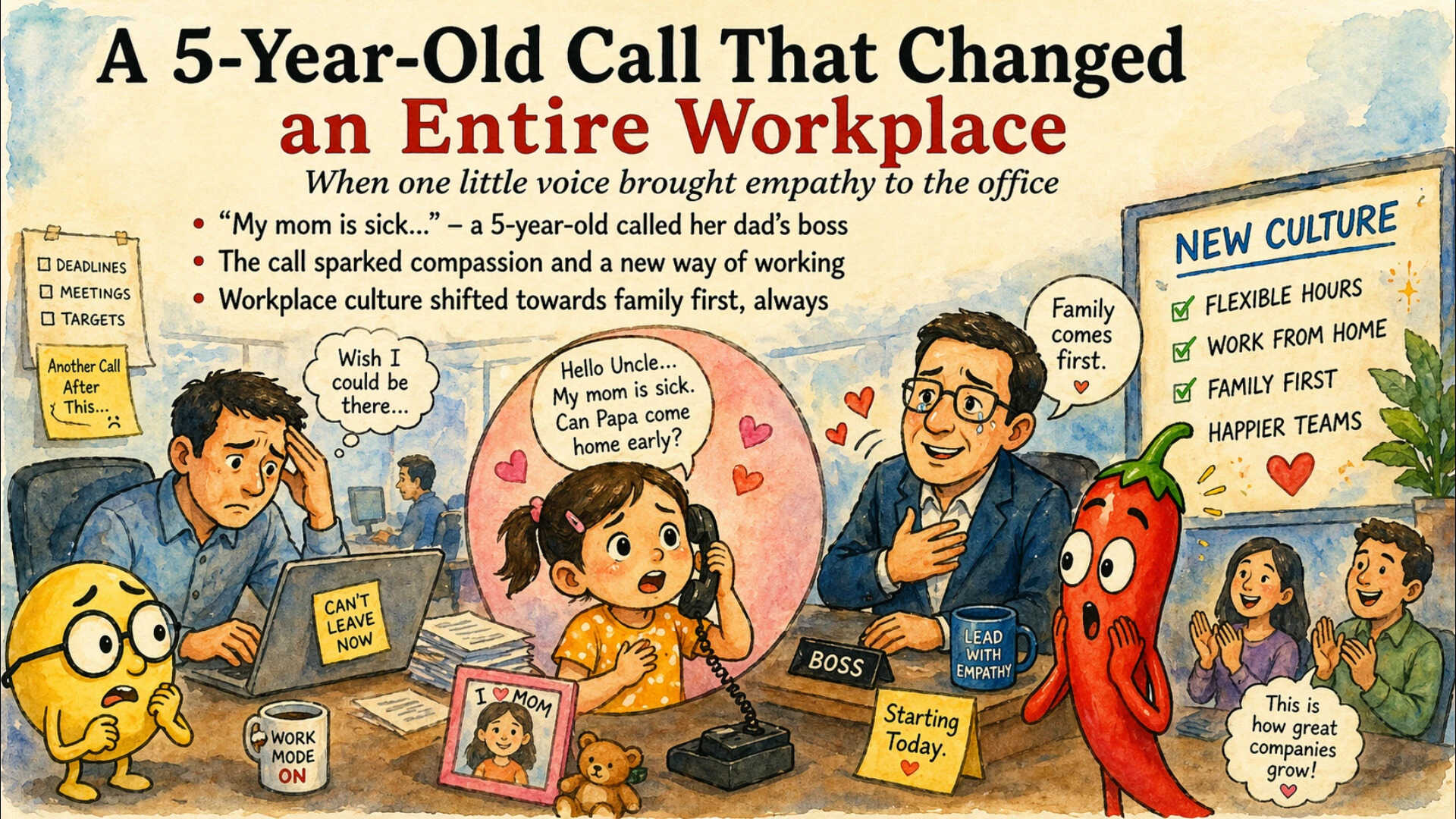 A 5-Year-Old Call That Changed Work Policy