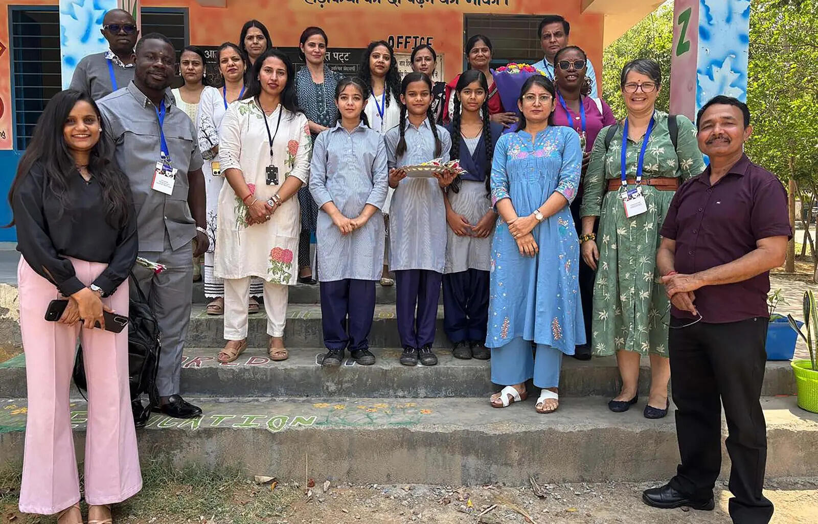Eight-nation team visits Haryana schools to examine FLN Model