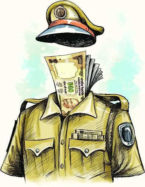 Constable bites businessman, pushes & hits three ACB personnel during trap operation