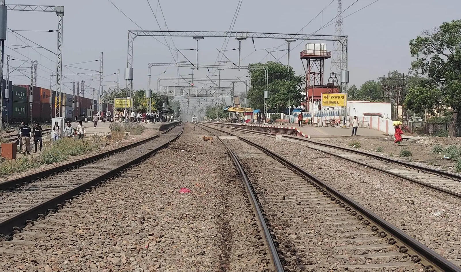 Mother, daughter crossing tracks at Garhi Harsaru railway station in Gurgaon crushed by train
