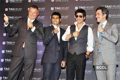 SRK launches Tag Heuer boutique