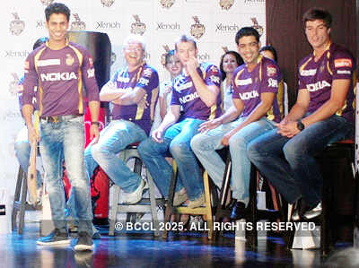 KKR Players @ promotional event