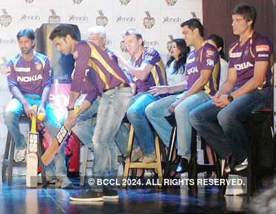 KKR Players @ promotional event