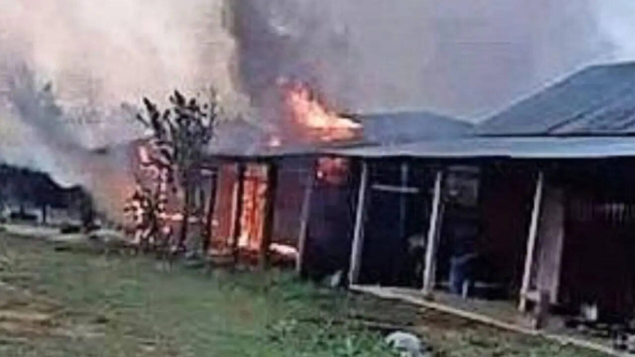 Houses torched, woman shot by suspected Kuki militants in 3 Manipur villages; residents take shelter in jungles