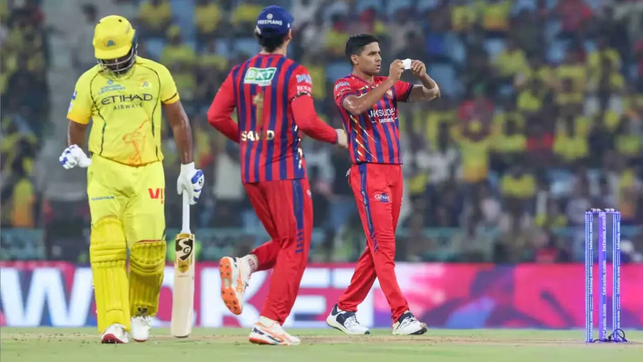 LSG vs CSK Live: Kartik Sharma and Shivam Dube power CSK to 187/5 in 20 overs