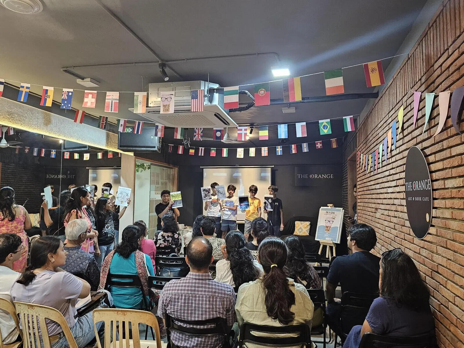 Craft beer & some conversations with researchers on AI, evolution, outer space
