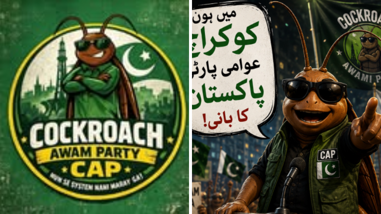 Pakistan gets its own &lsquo;Cockroach Awaam Party&rsquo; as India&rsquo;s viral CJP sparks cross-border satire wave