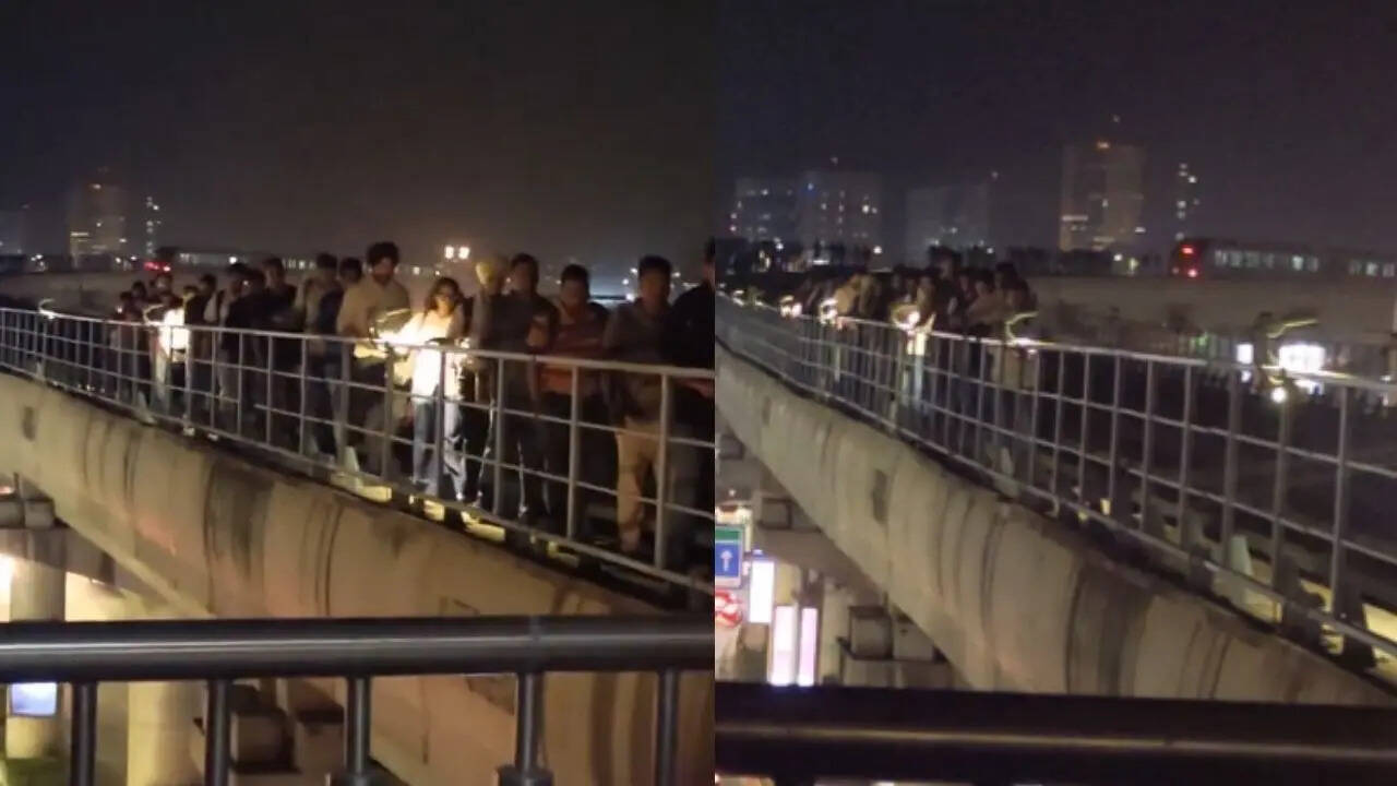 Gurgaon goes dark: Power outage hits 8 substations, ACs fail, lifts stop, metro commuters forced to walk on tracks; watch