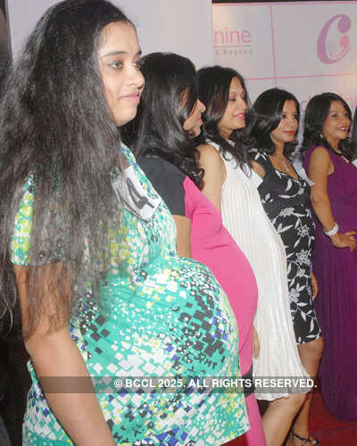 Would-be-mothers walk the ramp
