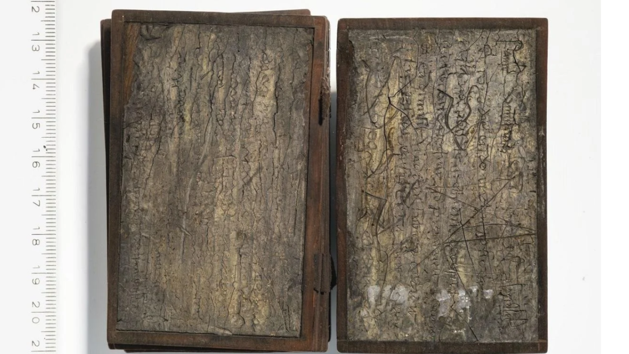 Archaeologists discovered an 800-year-old notebook inside a sealed toilet in Germany, complete with silk &ldquo;toilet paper&rdquo;