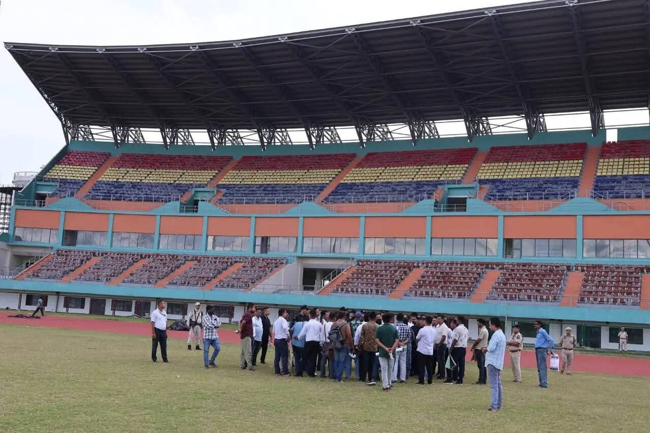 Sonowal reviews progress of state&rsquo;s largest multi-sport stadium in Dibrugarh
