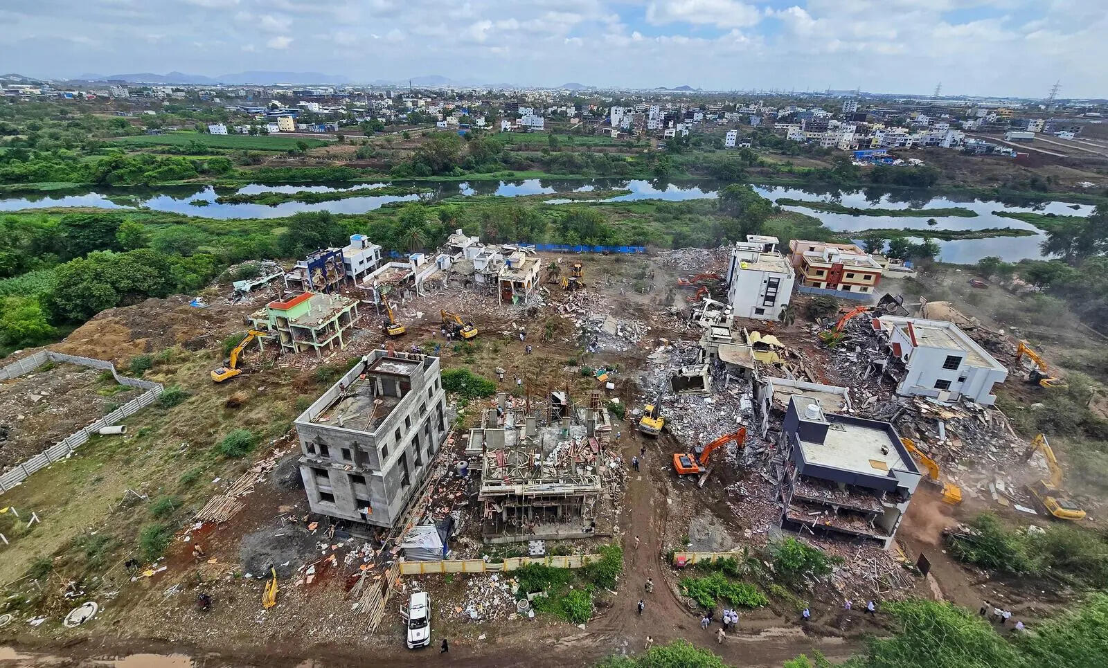 NGT panel flags 20 bungalows in Pune&rsquo;s Moi Phata  inside Indrayani flood line; demolition likely