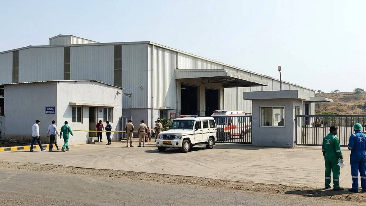 2 killed, 3 injured as CO₂ leaks during maintenance at Talegaon MIDC unit in Pune