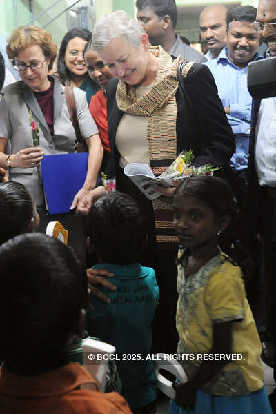 US ambassador Nancy J Powell visits India