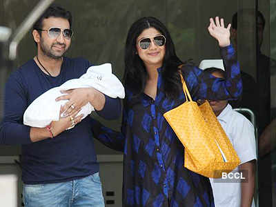 Shilpa, baby discharged!