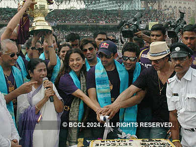 KKR celebrates IPL success at Eden Gardens