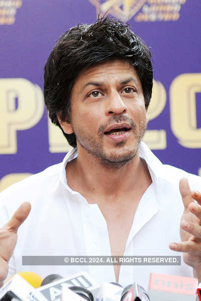 SRK's press meet afer IPL win