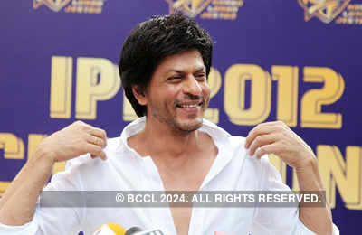 SRK's press meet afer IPL win