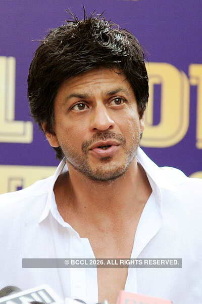 SRK's press meet afer IPL win