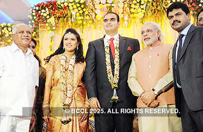 Yeddyurappa's granddaughter's wedding