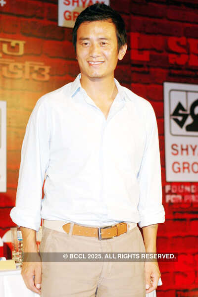 Baichung Bhutia at an event