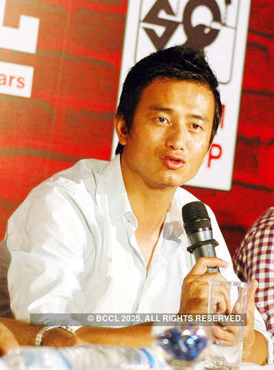 Baichung Bhutia at an event