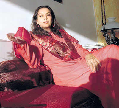 NEW ROLE: Actress Shabana Azmi during a recent visit to Bangalore ...