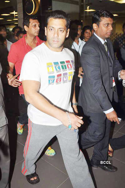 Salman Khan at airport