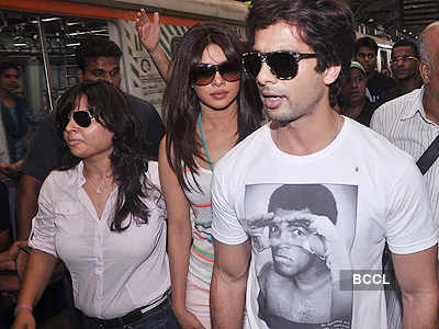 Shahid turns Priyanka's bodyguard