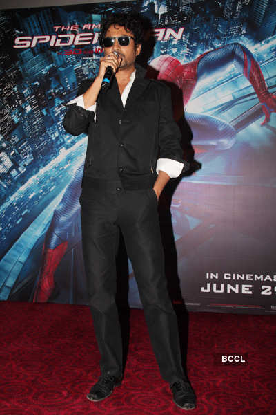 Irrfan Khan promotes 'The Amazing Spider-Man'