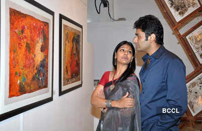 Nandita Chaudhuri's art show