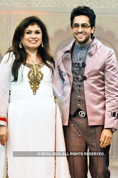 Ayushmann at a fashion show