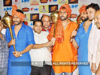 Ajay, Abhi promote 'Bol Bachchan'