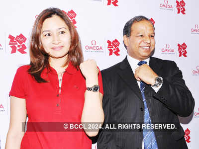 Jwala Gutta unveils Omega watches