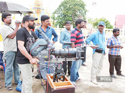 On the sets: 'Aadhi Baghavan'