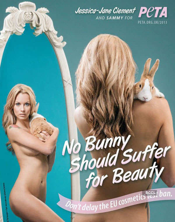 Celebs pose for PETA