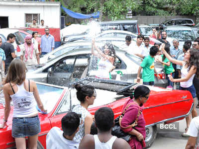Hotties wash cars to promote 'Kyaa Super Kool...'