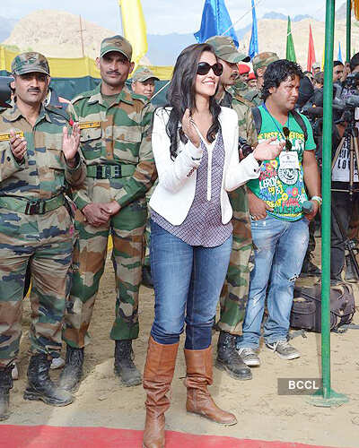 Neha visits Kargil