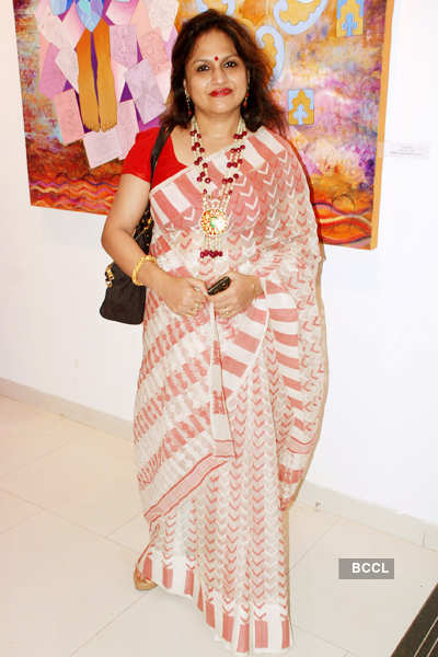 Ananya Banerjee during Poonam Agarwal's art exhibition held at Jehangir ...