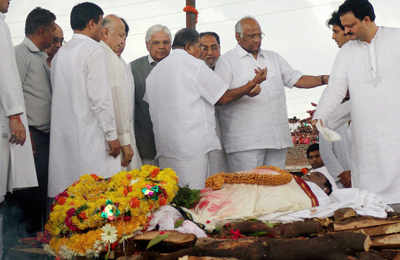 Vilasrao Deshmukh's funeral