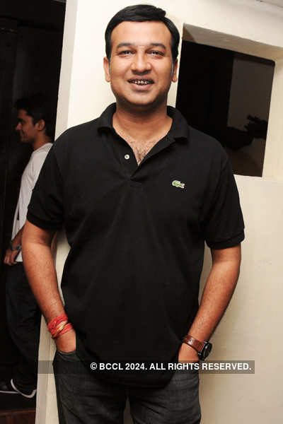 Anurag Srivastav during a party at Smoke House Grill, Greater 