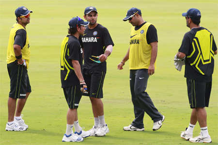 Team India's practice session