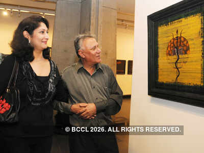 A rainy evening of art